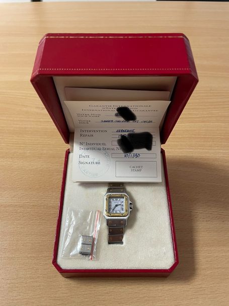 Cartier Santos galbée 28mm